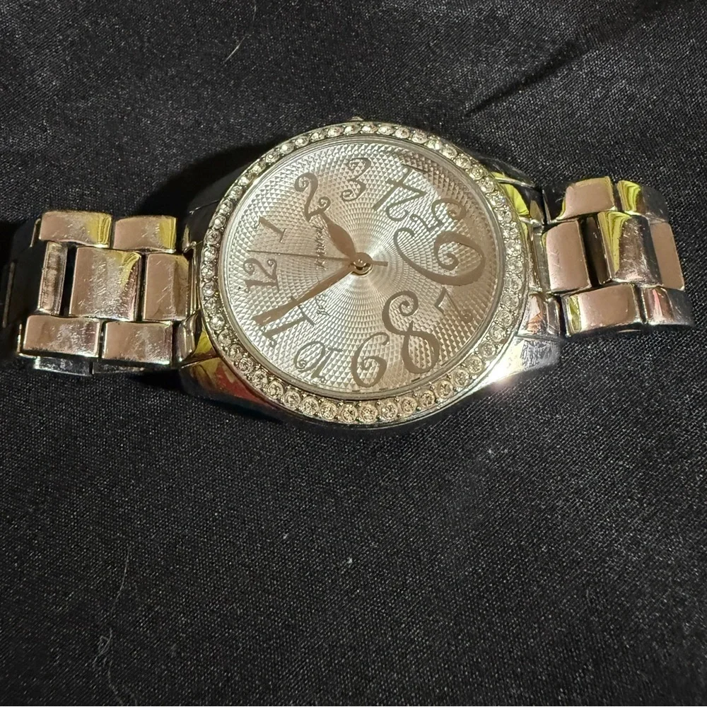 Betsey Johnson silver toned